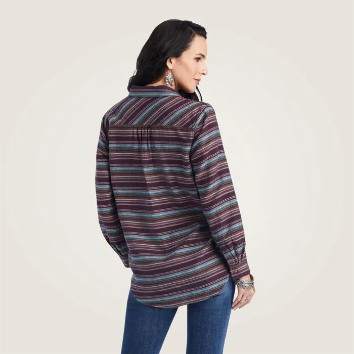 Women TShirts and Tops Ariat REAL Billie Jean Popover Shirt Roadside Stripe Women TShirts and Tops Ariat REAL Billie Jean Popover Shirt Roadside Stripe