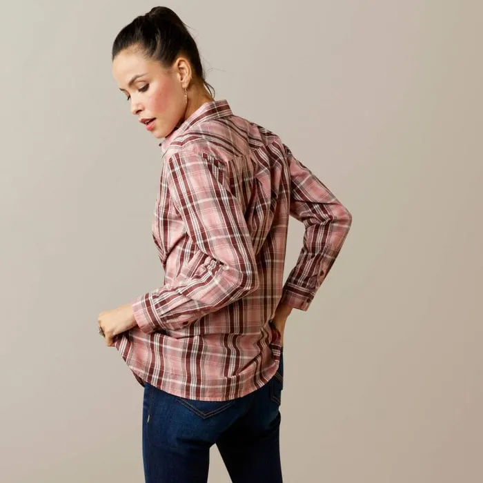 Women TShirts and Tops Ariat REAL Billie Rae Shirt Saguaro Plaid Women TShirts and Tops Ariat REAL Billie Rae Shirt Saguaro Plaid