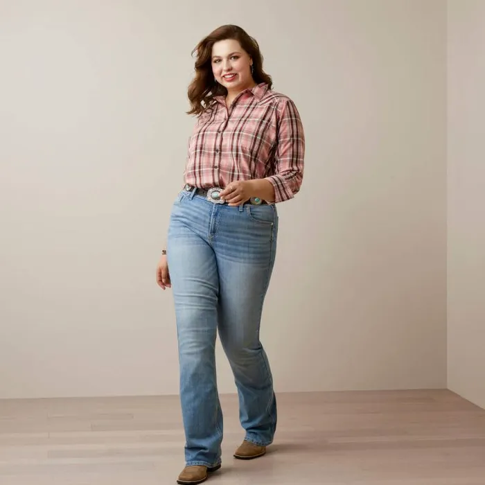 Women TShirts and Tops Ariat REAL Billie Rae Shirt Saguaro Plaid Women TShirts and Tops Ariat REAL Billie Rae Shirt Saguaro Plaid