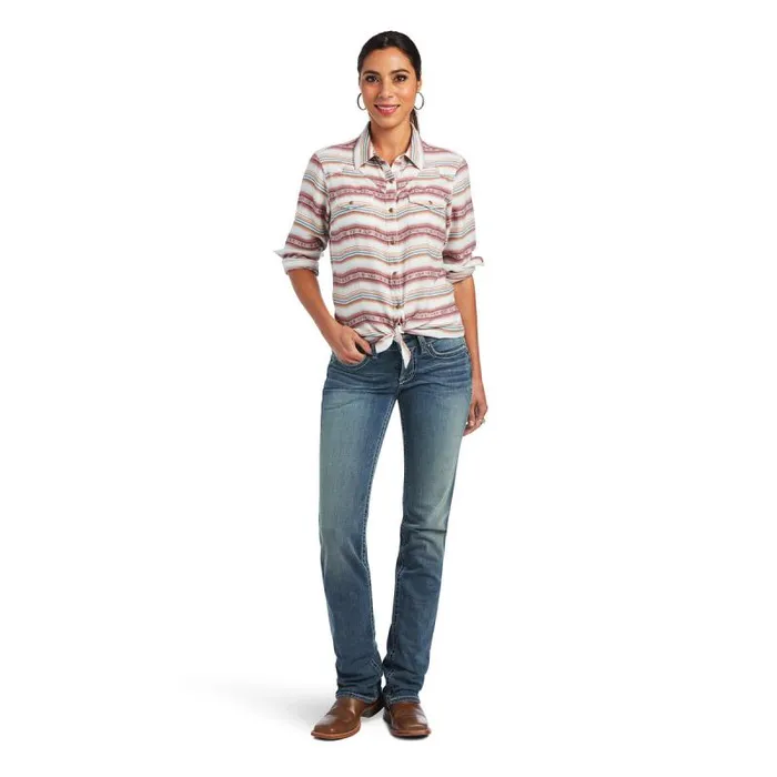 Women TShirts and Tops Ariat REAL Rosewood Shirt Rosewood Jacquard Women TShirts and Tops Ariat REAL Rosewood Shirt Rosewood Jacquard