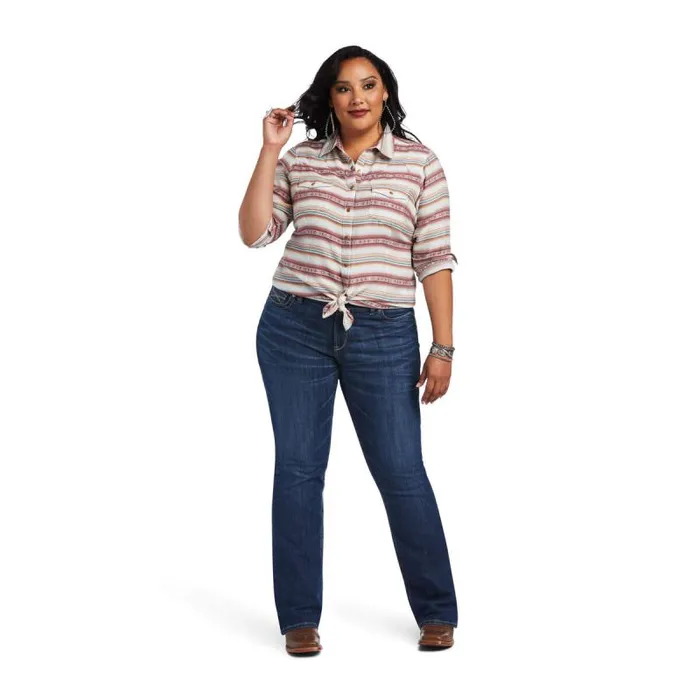 Women TShirts and Tops Ariat REAL Rosewood Shirt Rosewood Jacquard Women TShirts and Tops Ariat REAL Rosewood Shirt Rosewood Jacquard
