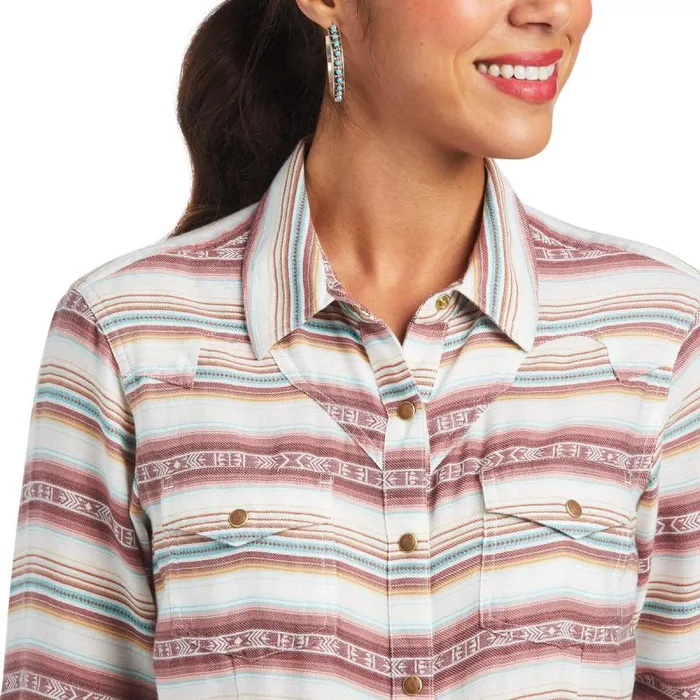 Women TShirts and Tops Ariat REAL Rosewood Shirt Rosewood Jacquard Women TShirts and Tops Ariat REAL Rosewood Shirt Rosewood Jacquard