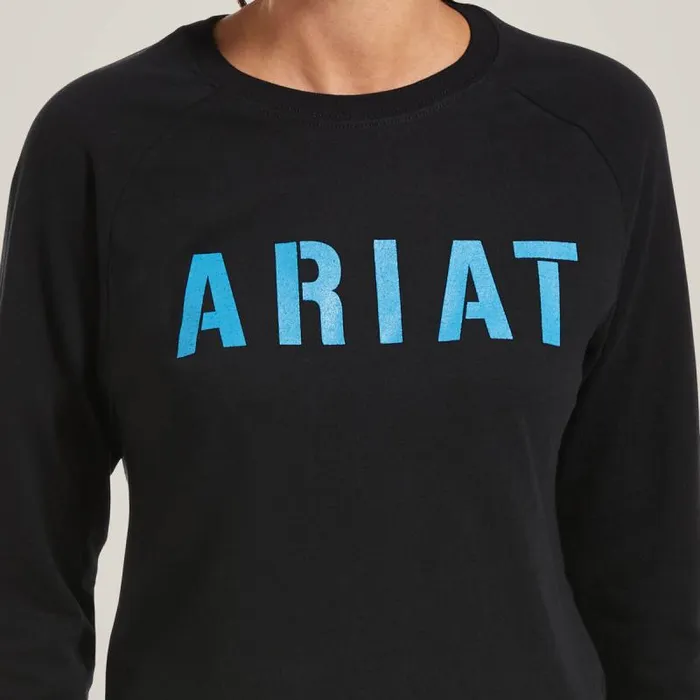 Women TShirts and Tops Ariat Rebar Cotton Strong Block TShirt Black Women TShirts and Tops Ariat Rebar Cotton Strong Block TShirt Black