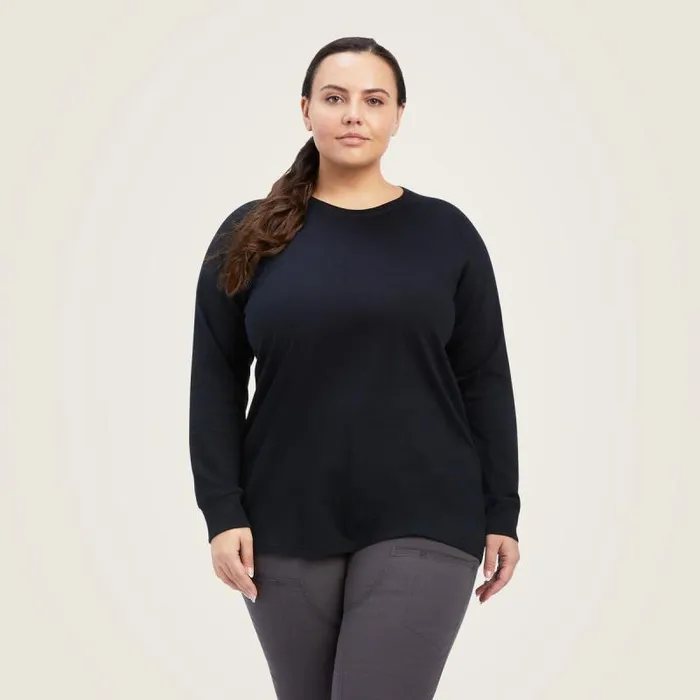Women TShirts and Tops Ariat Rebar Cotton Strong Logo Graphic Black Rosewood Women TShirts and Tops Ariat Rebar Cotton Strong Logo Graphic Black Rosewood