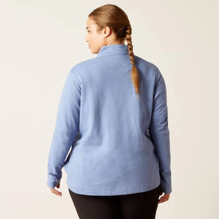 Women TShirts and Tops Ariat Rebar Foundation 14 Zip Shirt Colony Blue Women TShirts and Tops Ariat Rebar Foundation 14 Zip Shirt Colony Blue