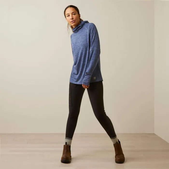 Women TShirts and Tops Ariat Rebar Gridwork Balaclava Baselayer Bjou Blue Women TShirts and Tops Ariat Rebar Gridwork Balaclava Baselayer Bjou Blue