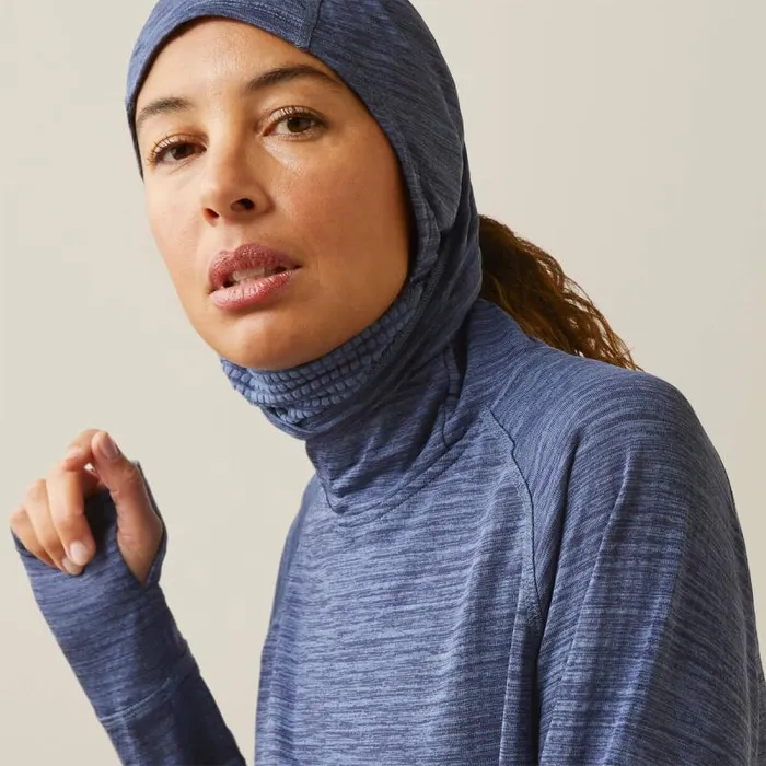 Women TShirts and Tops Ariat Rebar Gridwork Balaclava Baselayer Bjou Blue Women TShirts and Tops Ariat Rebar Gridwork Balaclava Baselayer Bjou Blue
