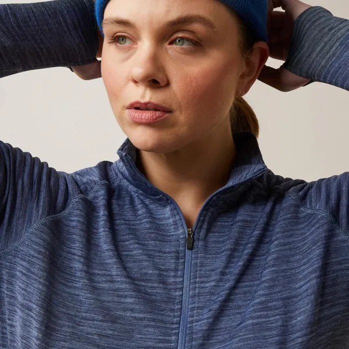 Women TShirts and Tops Ariat Rebar Gridwork Baselayer 14 Zip TShirt Bjou Blue Women TShirts and Tops Ariat Rebar Gridwork Baselayer 14 Zip TShirt Bjou Blue