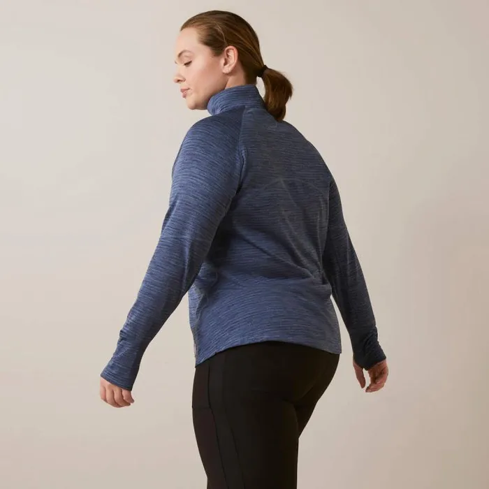 Women TShirts and Tops Ariat Rebar Gridwork Baselayer 14 Zip TShirt Bjou Blue Women TShirts and Tops Ariat Rebar Gridwork Baselayer 14 Zip TShirt Bjou Blue