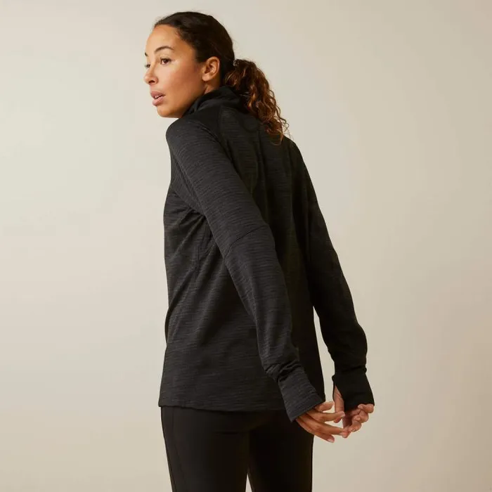 Women TShirts and Tops Ariat Rebar Gridwork Baselayer 14 Zip TShirt Black Women TShirts and Tops Ariat Rebar Gridwork Baselayer 14 Zip TShirt Black