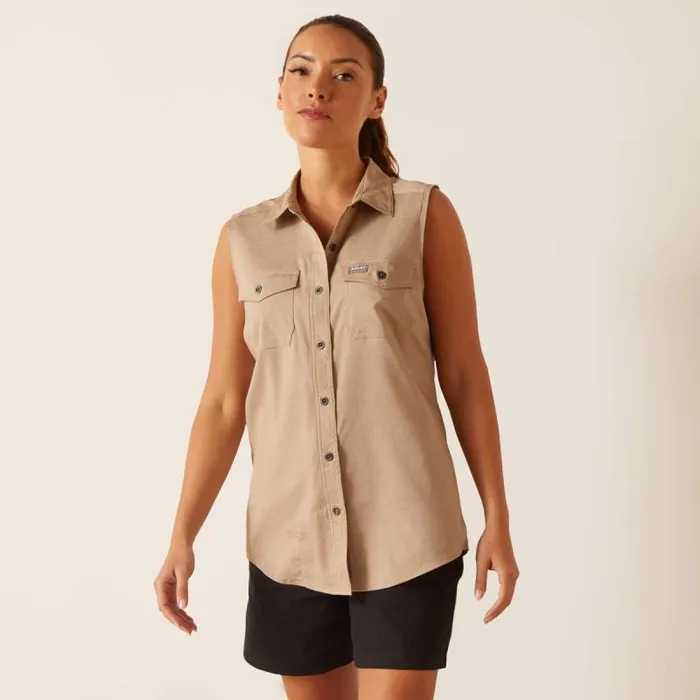 Women TShirts and Tops Ariat Rebar Made Tough VentTEK DuraStretch Tank Sepia Heather Women TShirts and Tops Ariat Rebar Made Tough VentTEK DuraStretch Tank Sepia Heather