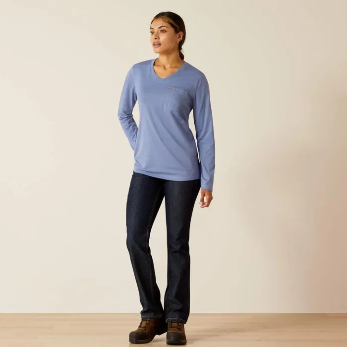 Women TShirts and Tops Ariat Rebar Workman Stars and Stripes Colony Blue Women TShirts and Tops Ariat Rebar Workman Stars and Stripes Colony Blue