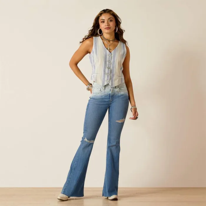 Women TShirts and Tops Ariat Rhett Vest Sky Stripe Women TShirts and Tops Ariat Rhett Vest Sky Stripe