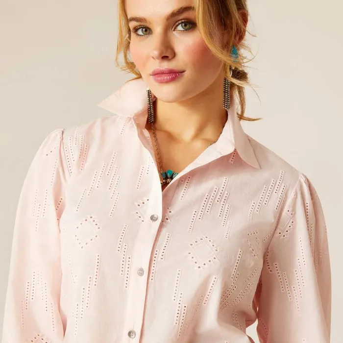 Women TShirts and Tops Ariat Romantic Shirt Icy Pink Women TShirts and Tops Ariat Romantic Shirt Icy Pink