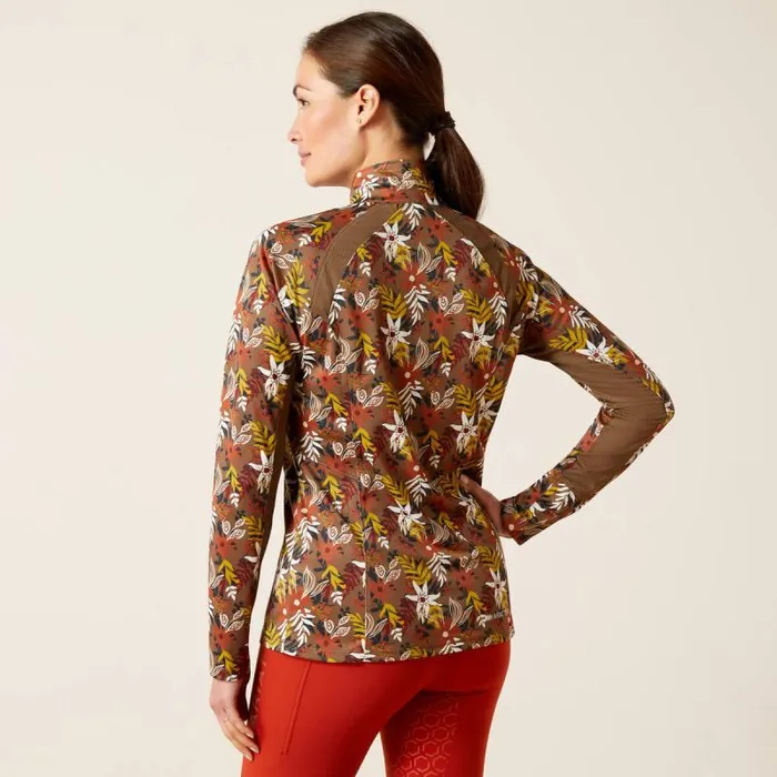 Women TShirts and Tops Ariat Sunstopper 20 14 Zip Baselayer Canteen Floral Women TShirts and Tops Ariat Sunstopper 20 14 Zip Baselayer Canteen Floral