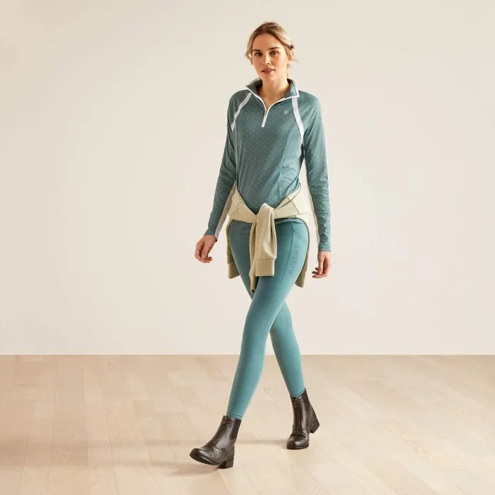 Women TShirts and Tops Ariat Sunstopper 30 14 Zip Baselayer North Atlantic Dot Women TShirts and Tops Ariat Sunstopper 30 14 Zip Baselayer North Atlantic Dot
