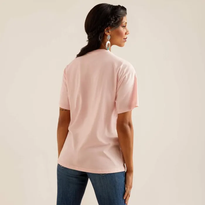 Women TShirts and Tops Ariat Tacky TShirt Blushing Rose Women TShirts and Tops Ariat Tacky TShirt Blushing Rose