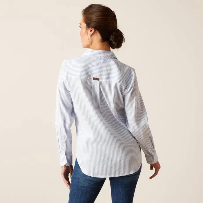 Women TShirts and Tops Ariat Tiburon Shirt Blue Stripe Women TShirts and Tops Ariat Tiburon Shirt Blue Stripe
