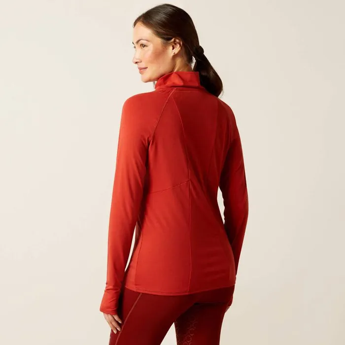 Women TShirts and Tops Ariat Venture Baselayer Red Ochre Women TShirts and Tops Ariat Venture Baselayer Red Ochre