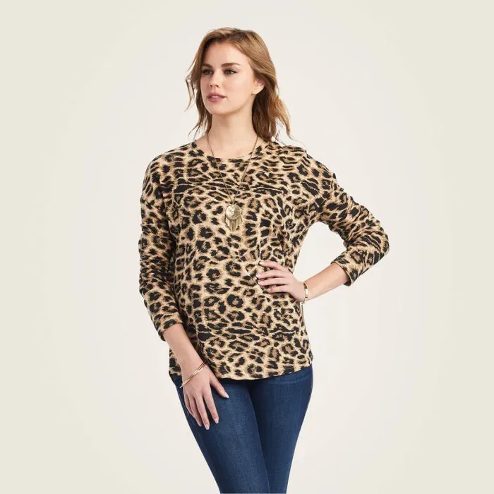 Women TShirts and Tops Ariat Wild Life Shirt Cheetah