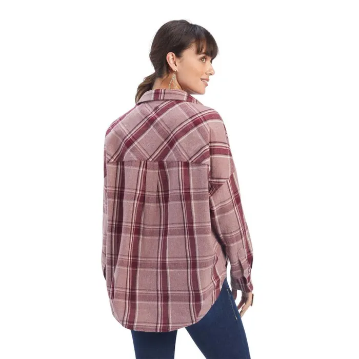 Women TShirts and Tops Ariat Wild West Tunic Wild West Plaid