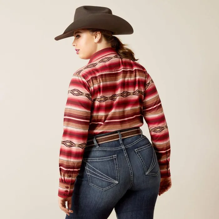 Women TShirts and Tops Ariat Wrinkle Resist Team Kirby Stretch Shirt Blushing Serape Women TShirts and Tops Ariat Wrinkle Resist Team Kirby Stretch Shirt Blushing Serape