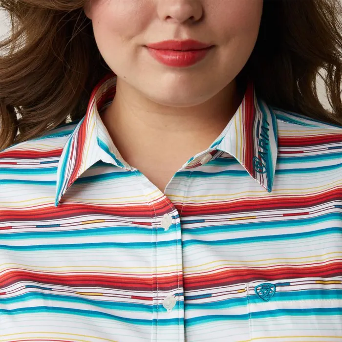 Women TShirts and Tops Ariat Wrinkle Resist Team Kirby Stretch Shirt Rosa Serape Women TShirts and Tops Ariat Wrinkle Resist Team Kirby Stretch Shirt Rosa Serape