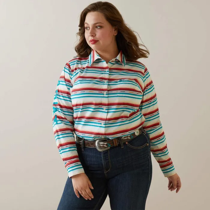 Women TShirts and Tops Ariat Wrinkle Resist Team Kirby Stretch Shirt Rosa Serape Women TShirts and Tops Ariat Wrinkle Resist Team Kirby Stretch Shirt Rosa Serape