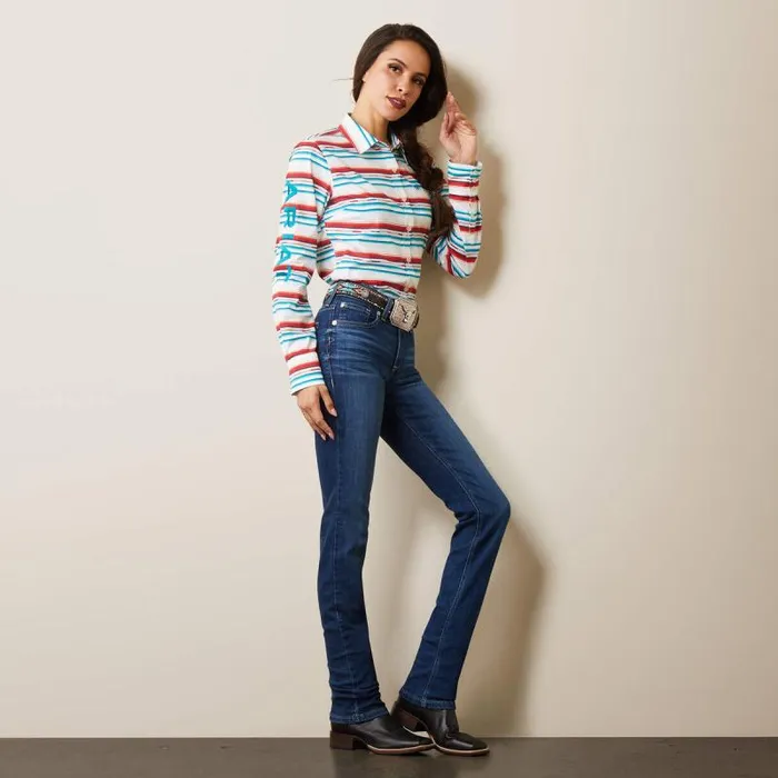 Women TShirts and Tops Ariat Wrinkle Resist Team Kirby Stretch Shirt Rosa Serape Women TShirts and Tops Ariat Wrinkle Resist Team Kirby Stretch Shirt Rosa Serape