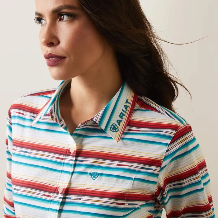 Women TShirts and Tops Ariat Wrinkle Resist Team Kirby Stretch Shirt Rosa Serape Women TShirts and Tops Ariat Wrinkle Resist Team Kirby Stretch Shirt Rosa Serape