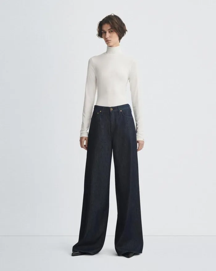 Women TShirts Rag 038 Bone Luca Turtleneck White