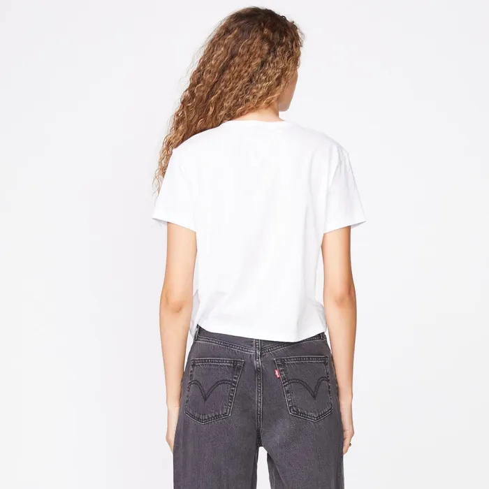 Women Tees MONROW 50039s Vintage Tee White