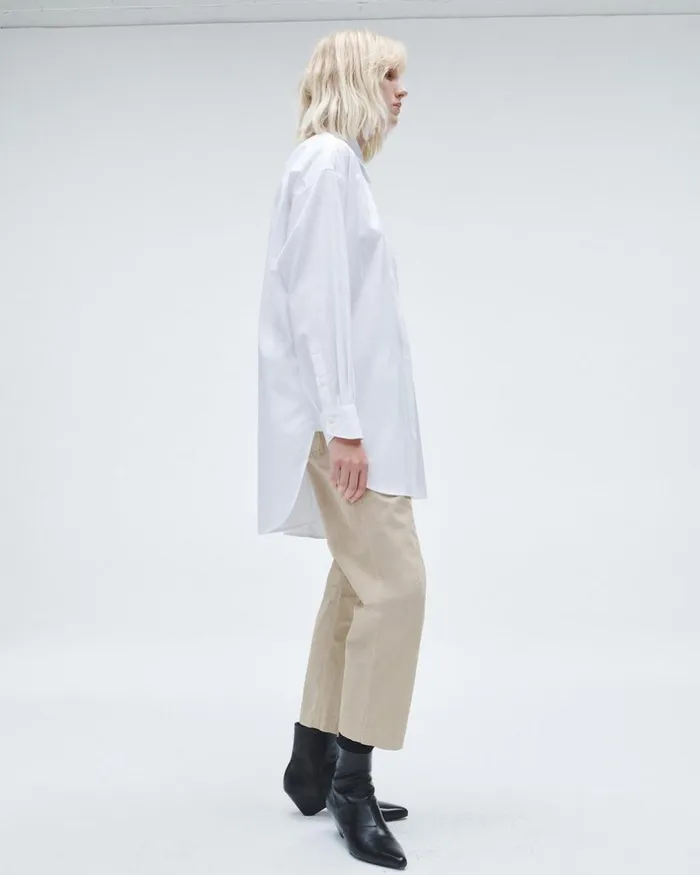 Women Tops Rag 038 Bone Fia Cotton Poplin Shirt White
