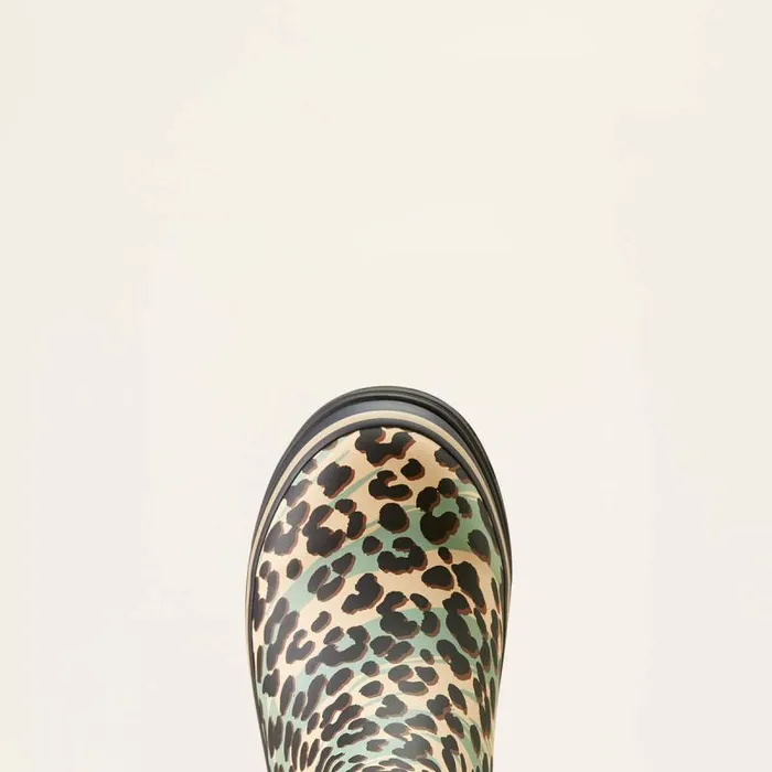 Women Waterproof Boots Ariat Kelmarsh Mid Rubber Boot Leopard Camo