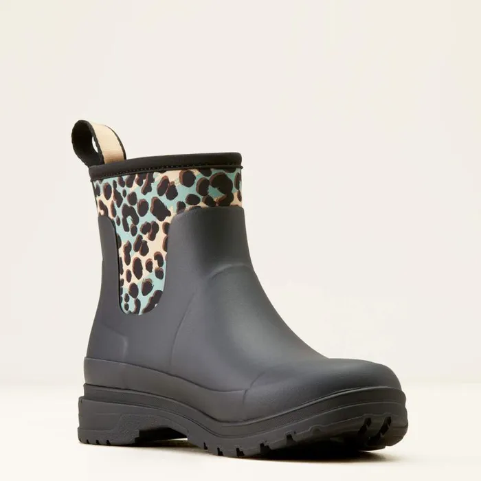 Women Waterproof Boots Ariat Kelmarsh Shortie Rubber Boot Blackleopard Camo Women Waterproof Boots Ariat Kelmarsh Shortie Rubber Boot Blackleopard Camo