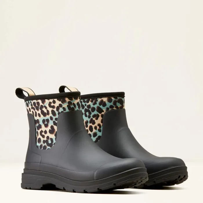 Women Waterproof Boots Ariat Kelmarsh Shortie Rubber Boot Blackleopard Camo Women Waterproof Boots Ariat Kelmarsh Shortie Rubber Boot Blackleopard Camo