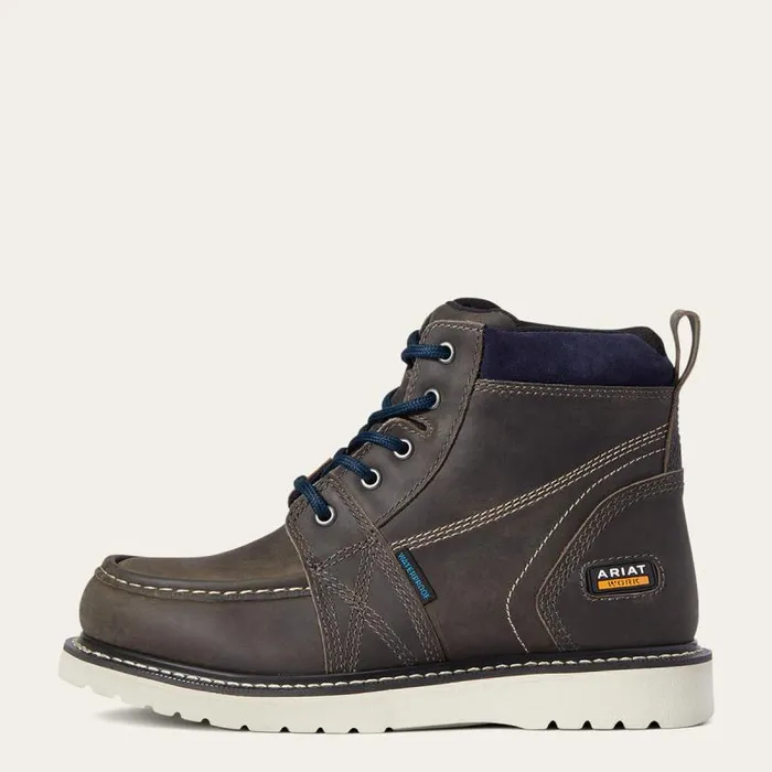 Women Waterproof Boots Ariat Rebar Wedge Moc Toe Waterproof Work Boot Steel Grey Women Waterproof Boots Ariat Rebar Wedge Moc Toe Waterproof Work Boot Steel Grey