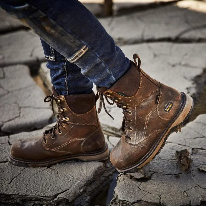 Women Waterproof Boots Ariat Riveter 8034 CSA Glacier Grip Waterproof 400g Composite Toe Work Boot Dark Brown Women Waterproof Boots Ariat Riveter 8034 CSA Glacier Grip Waterproof 400g Composite Toe Work Boot Dark Brown