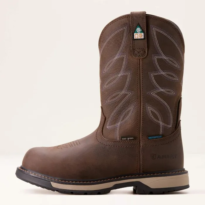 Women Waterproof Boots Ariat Riveter CSA Glacier Grip Waterproof 400g Composite Toe Work Boot Dark Storm Women Waterproof Boots Ariat Riveter CSA Glacier Grip Waterproof 400g Composite Toe Work Boot Dark Storm