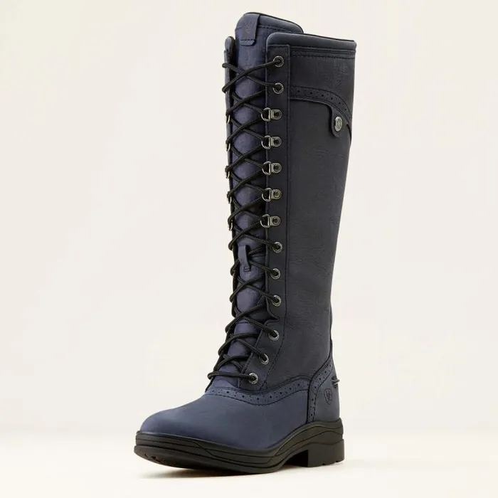 Women Waterproof Boots Ariat Wythburn Tall Waterproof Boot Navy