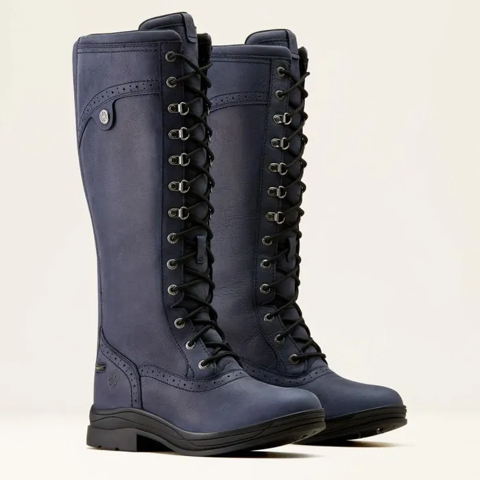 Women Waterproof Boots Ariat Wythburn Tall Waterproof Boot Navy Women Waterproof Boots Ariat Wythburn Tall Waterproof Boot Navy