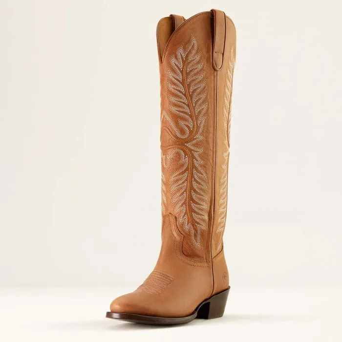 Women Western Boots Ariat Belle Stretchfit Western Boot Light Acorn