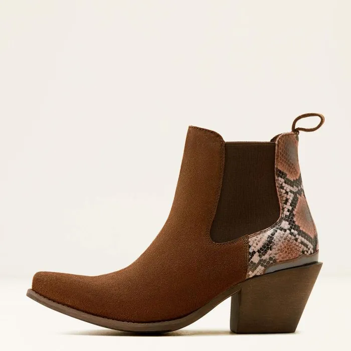 Women Western Boots Ariat Bradley Western Boot Coffee Suededesert Snake Print Women Western Boots Ariat Bradley Western Boot Coffee Suededesert Snake Print