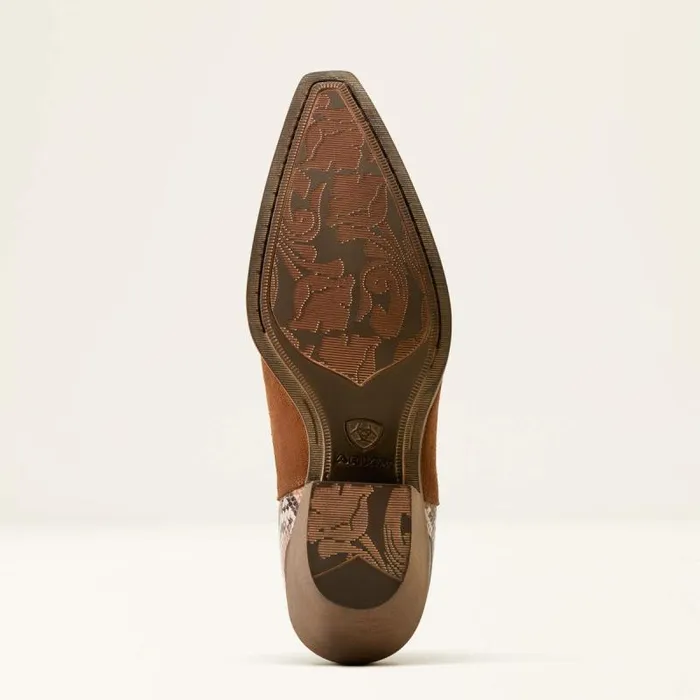 Women Western Boots Ariat Bradley Western Boot Coffee Suededesert Snake Print Women Western Boots Ariat Bradley Western Boot Coffee Suededesert Snake Print