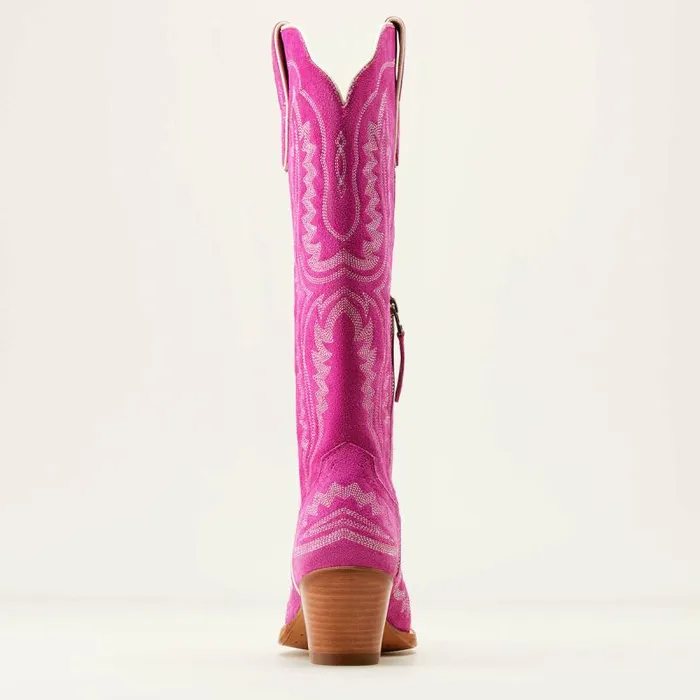 Women Western Boots Ariat Casanova Western Boot Haute Pink Suede Women Western Boots Ariat Casanova Western Boot Haute Pink Suede