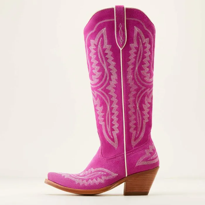 Women Western Boots Ariat Casanova Western Boot Haute Pink Suede Women Western Boots Ariat Casanova Western Boot Haute Pink Suede