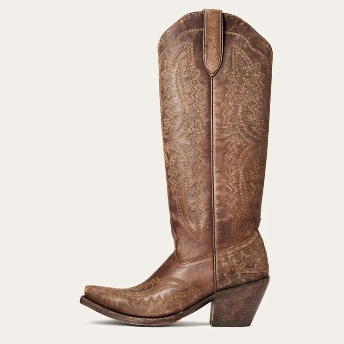 Women Western Boots Ariat Casanova Western Boot Naturally Distressed Brown
