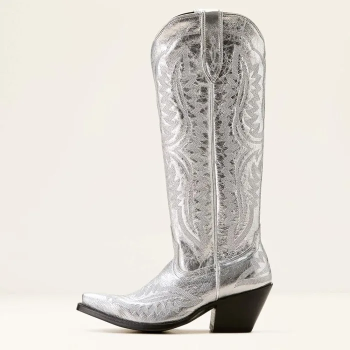 Women Western Boots Ariat Casanova Western Boot Silver Shine Women Western Boots Ariat Casanova Western Boot Silver Shine