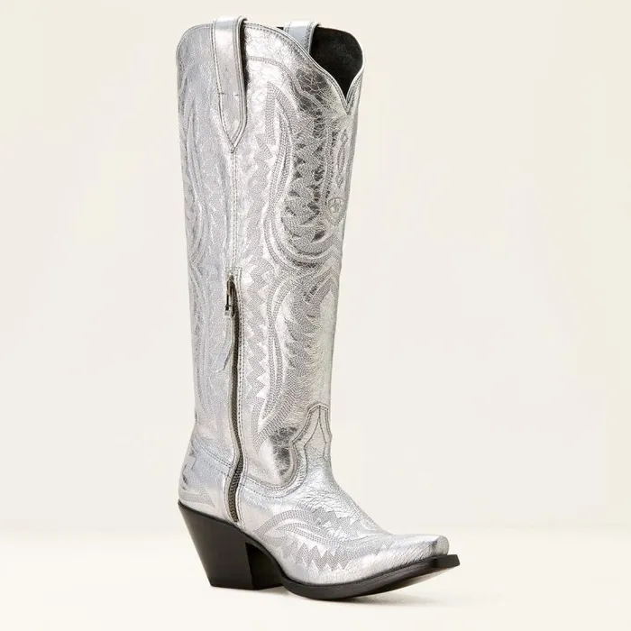 Women Western Boots Ariat Casanova Western Boot Silver Shine Women Western Boots Ariat Casanova Western Boot Silver Shine