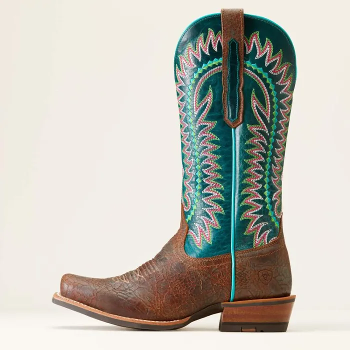 Women Western Boots Ariat Derby Monroe Western Boot Shore Tan